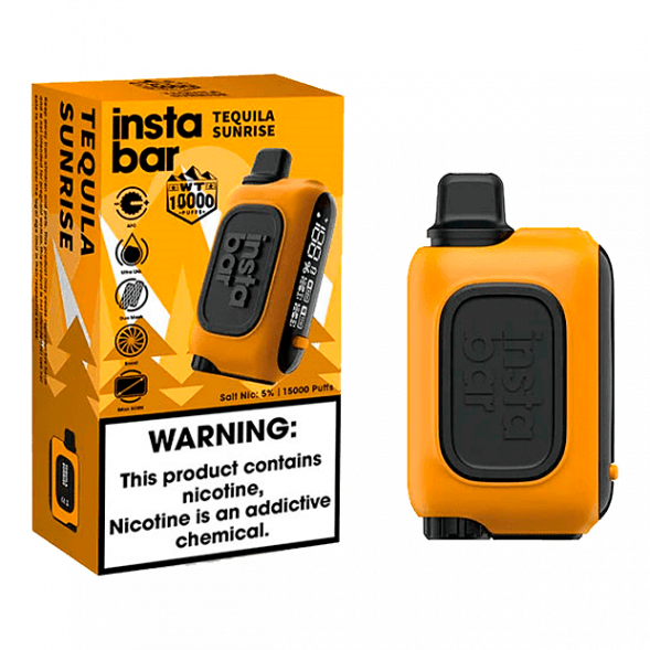 PLONQ INSTABAR WT - Текила Cанрайз (Tequila Sunrise, 10000 затяжек) купить в Перми