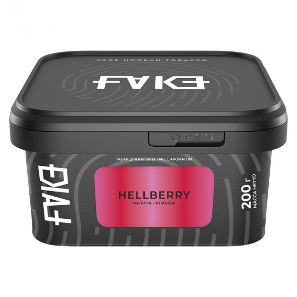 Табак FAKE - Hellberry (Малина и Клюква, 200 грамм) купить в Перми
