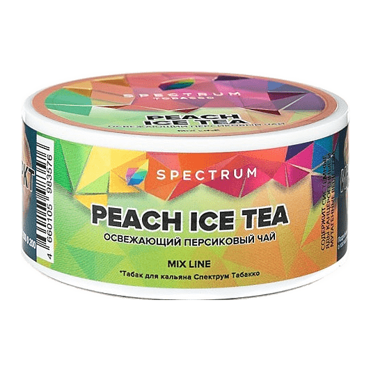 Табак Spectrum Mix Line - Peach Ice Tea (Освежающий Персиковый Чай, 25 грамм) купить в Перми