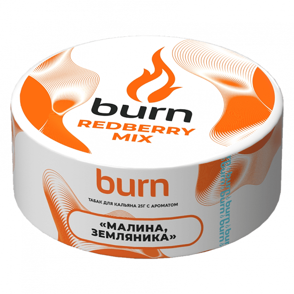 Табак Burn - Redberry Mix (Малина и Земляника, 25 грамм) купить в Перми