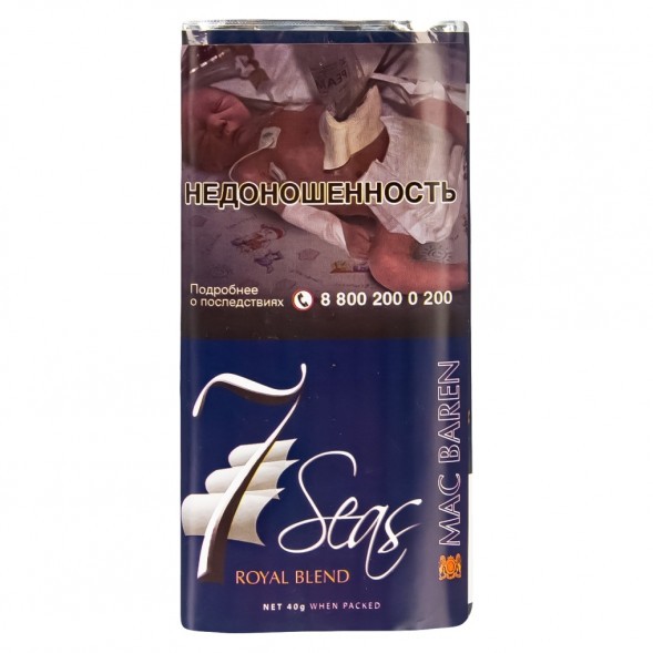 Табак трубочный Mac Baren - 7 Seas Royal Blend (40 грамм) купить в Перми