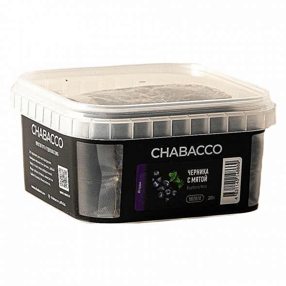 Смесь Chabacco MEDIUM - Blueberry Mint (Черника с Мятой, 200 грамм) купить в Перми