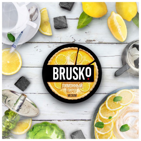 Смесь Brusko Medium - Лимонный Пирог (50 грамм) купить в Перми
