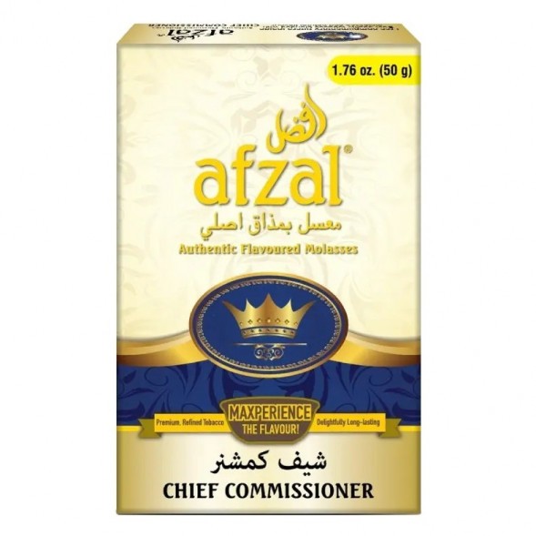 Табак Afzal - Chief Commissioner (Чиф Комиссионер, 40 грамм) купить в Перми