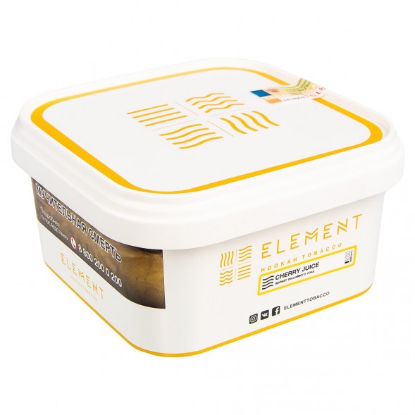 Табак Element Воздух - Cherry Juice (Вишневый Сок, 200 грамм) купить в Перми