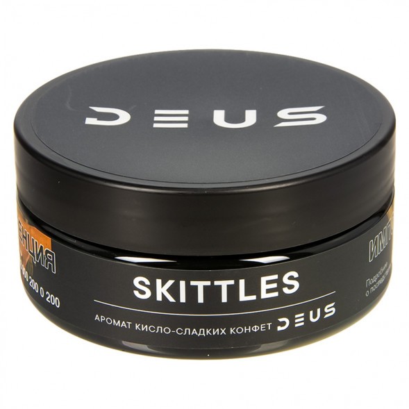 Табак Deus - Skittles (Кисло-Сладкие Конфеты, 100 грамм) купить в Перми