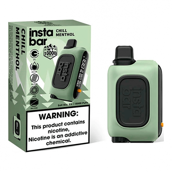PLONQ INSTABAR WT - Ментол (Chill Menthol, 10000 затяжек) купить в Перми