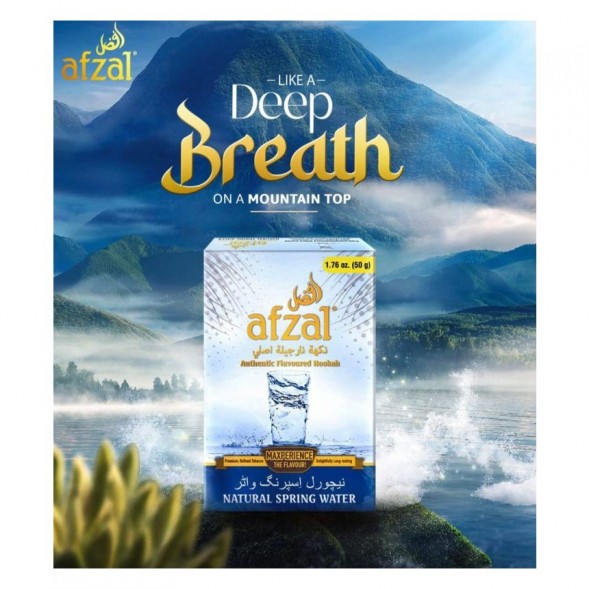 Табак Afzal - Natural Spring Water (Родниковая Вода, 40 грамм) купить в Перми