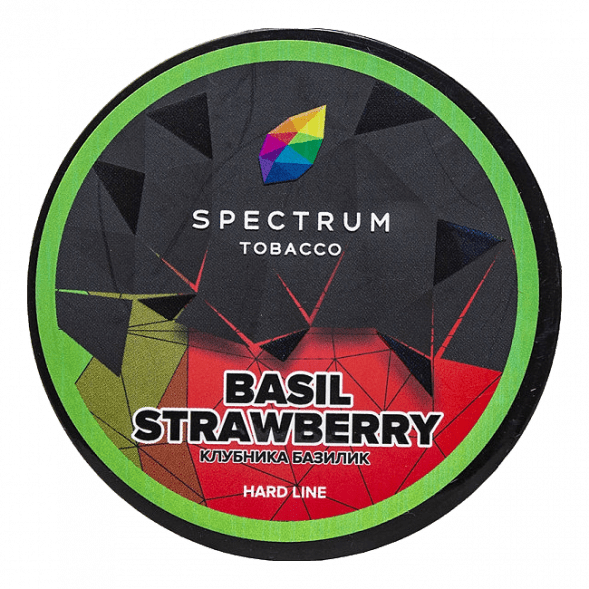 Табак Spectrum Hard - Basil Strawberry (Клубника Базилик, 25 грамм) купить в Перми