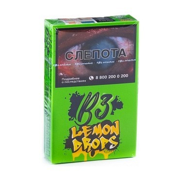 Табак B3 - Lemon Drops (Лимонные Леденцы, 50 грамм) купить в Перми