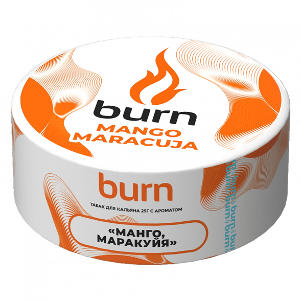 Табак Burn - Mango-Maracuja (Манго и Маракуйя, 25 грамм) купить в Перми