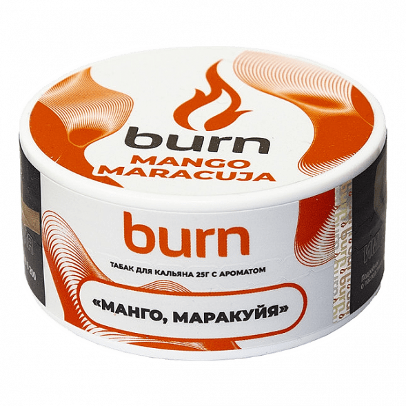 Табак Burn - Mango-Maracuja (Манго и Маракуйя, 25 грамм) купить в Перми