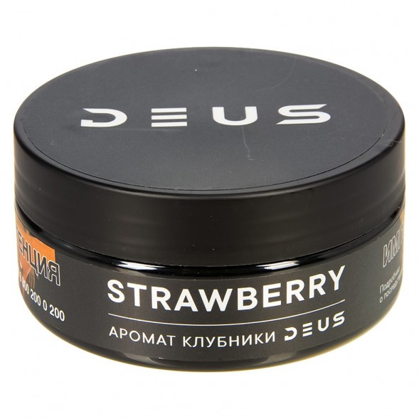 Табак Deus - Strawberry (Клубника, 100 грамм) купить в Перми