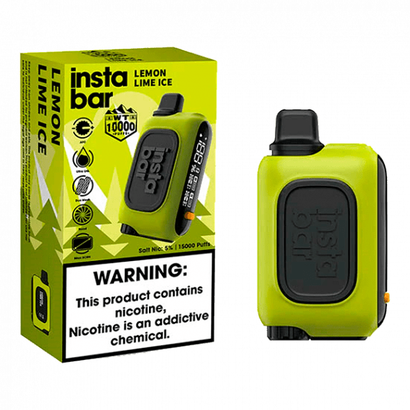 PLONQ INSTABAR WT - Лимон Лайм (Lemon Lime Ice, 10000 затяжек) купить в Перми