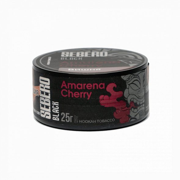 Табак Sebero Black - Amarena Cherry (Вишня, 25 грамм) купить в Перми