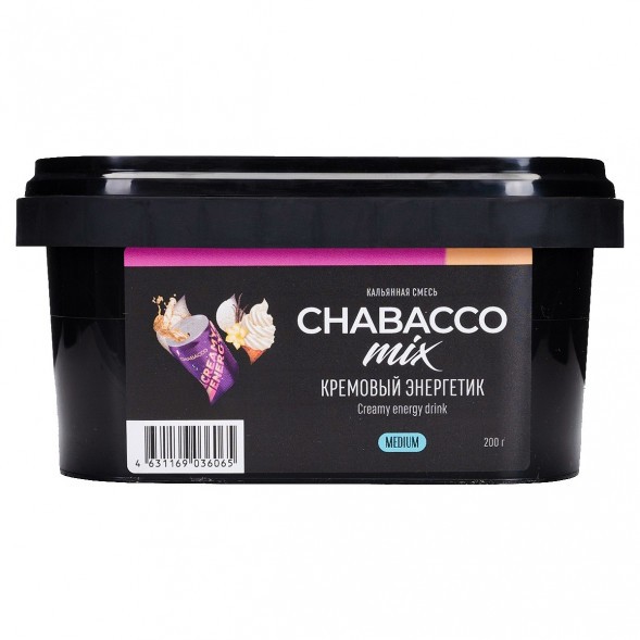 Смесь Chabacco MIX MEDIUM - Creamy Energy Drink (Кремовый Энергетик, 200 грамм) купить в Перми