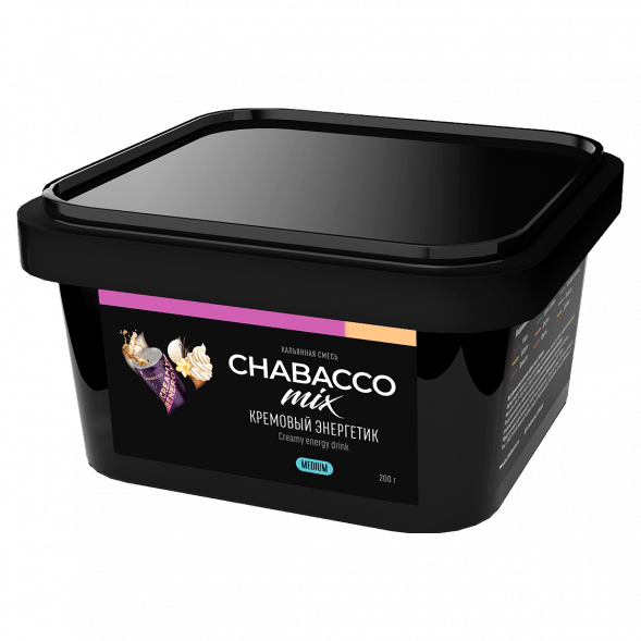 Смесь Chabacco MIX MEDIUM - Creamy Energy Drink (Кремовый Энергетик, 200 грамм) купить в Перми