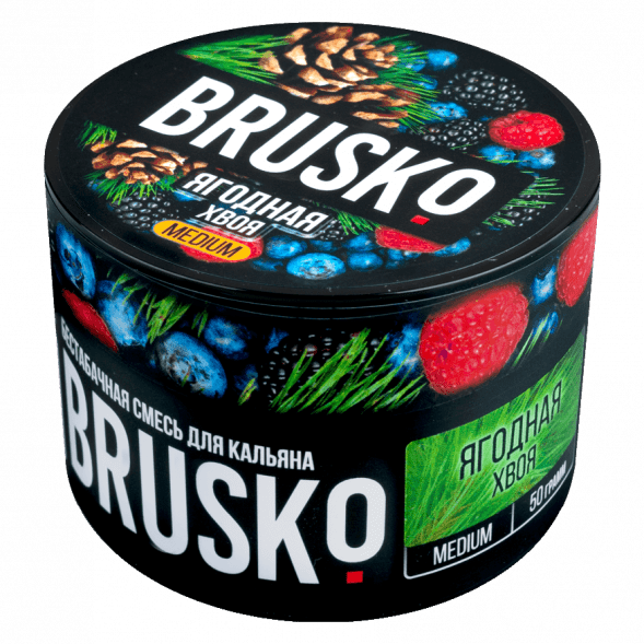 Смесь Brusko Medium - Ягодная Хвоя (50 грамм) купить в Перми