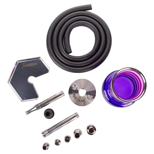 Кальян Pizduk PRO - Black-Bag (Фиолетово-Розовая Колба) купить в Перми