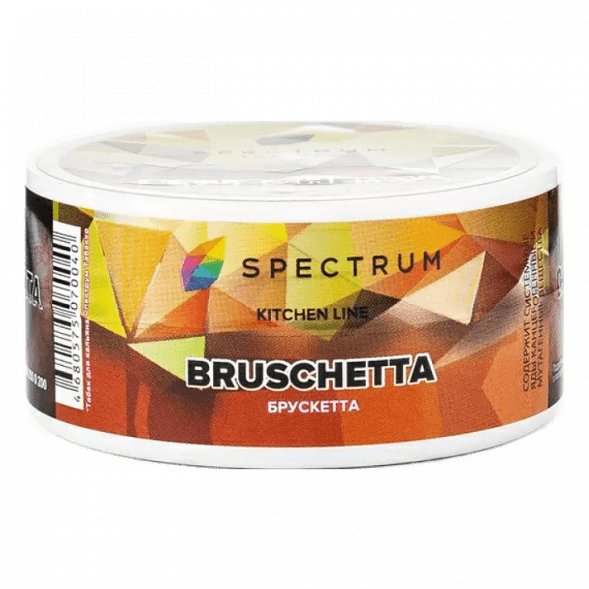 Табак Spectrum Kitchen Line - Bruschetta (Брускетта, 25 грамм) купить в Перми
