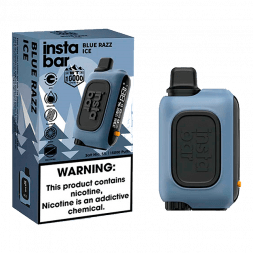 PLONQ INSTABAR WT - Голубая Малина (Blue Razz Ice, 10000 затяжек)