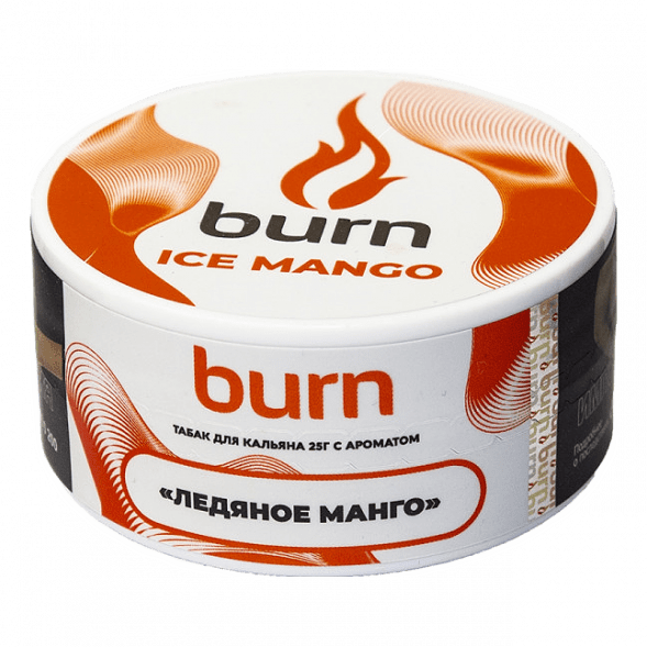 Табак Burn - Ice Mango (Ледяное Манго, 25 грамм) купить в Перми