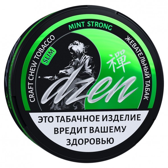 Табак жевательный DZEN Strong - Mint Slim (Мята) купить в Перми