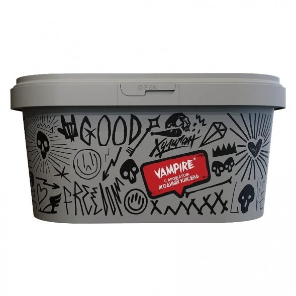 Табак Хулиган - Vampire (Ягодный Кисель, 200 грамм) купить в Перми