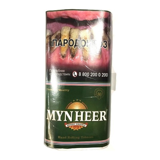 Табак сигаретный MYNHEER - Bright Virginia (30 грамм) купить в Перми