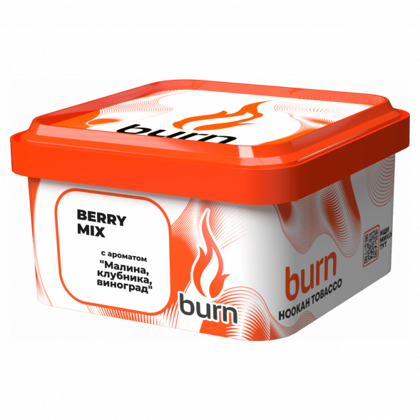 Табак Burn - Berry Mix (Ягодный Микс, 200 грамм) купить в Перми