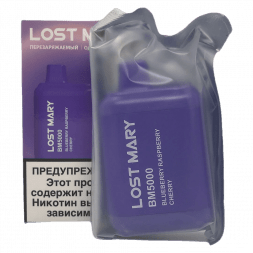 LOST MARY BM - Черника Малина Вишня (Blueberry Raspberry Cherry, 5000 затяжек)