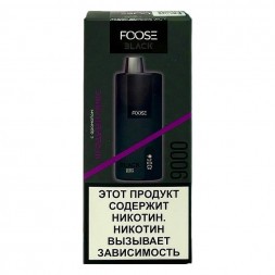 FOOSE BLACK - Ягодный Микс (Berry Burst, 9000 затяжек)