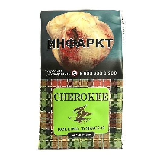 Табак сигаретный Cherokee - Apple Fresh (25 грамм) купить в Перми