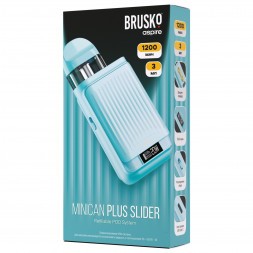 Электронная сигарета Brusko - Minican Plus Slider (Бирюзовый)