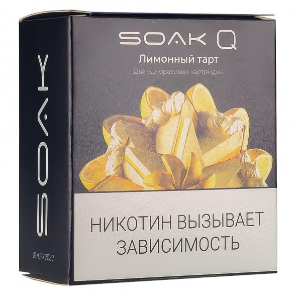 Картридж SOAK Q - Лимонный Тарт (1500 затяжек х 2 шт.) купить в Перми