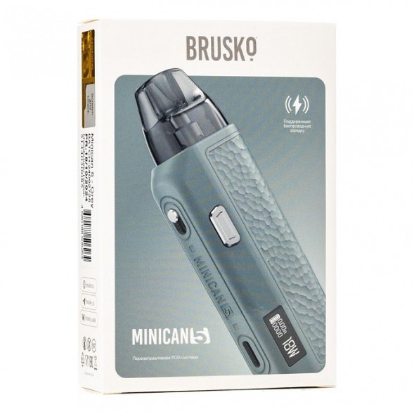 Электронная сигарета Brusko - Minican 5 (Серый) купить в Перми