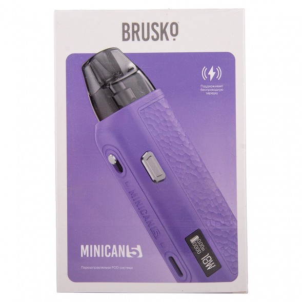 Электронная сигарета Brusko - Minican 5 (Фиолетовый) купить в Перми
