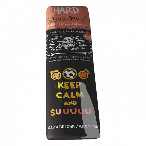 Табак Хулиган Hard - Suuuuu (Белый Персик и Апельсин, 200 грамм) купить в Перми
