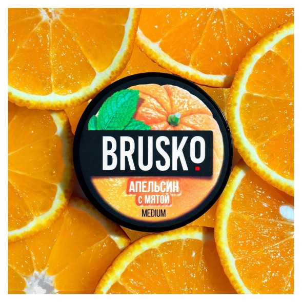Смесь Brusko Medium - Апельсин с Мятой (50 грамм) купить в Перми