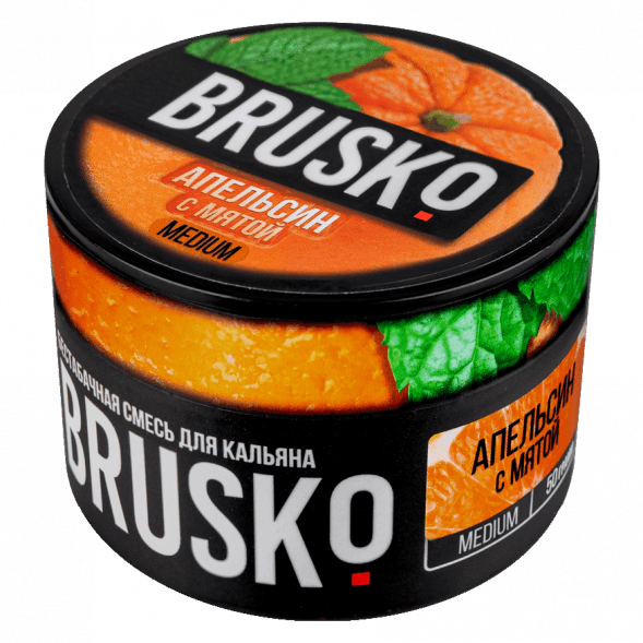 Смесь Brusko Medium - Апельсин с Мятой (50 грамм) купить в Перми