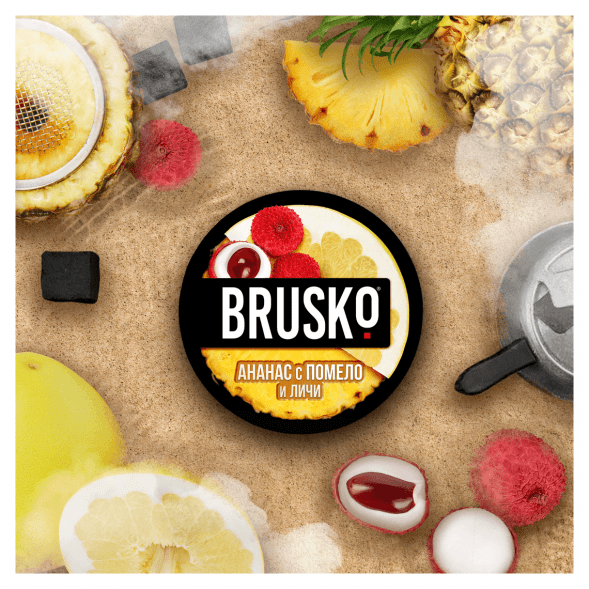 Смесь Brusko Medium - Ананас с Помело и Личи (50 грамм) купить в Перми