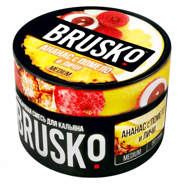 Смесь Brusko Medium - Ананас с Помело и Личи (50 грамм) купить в Перми