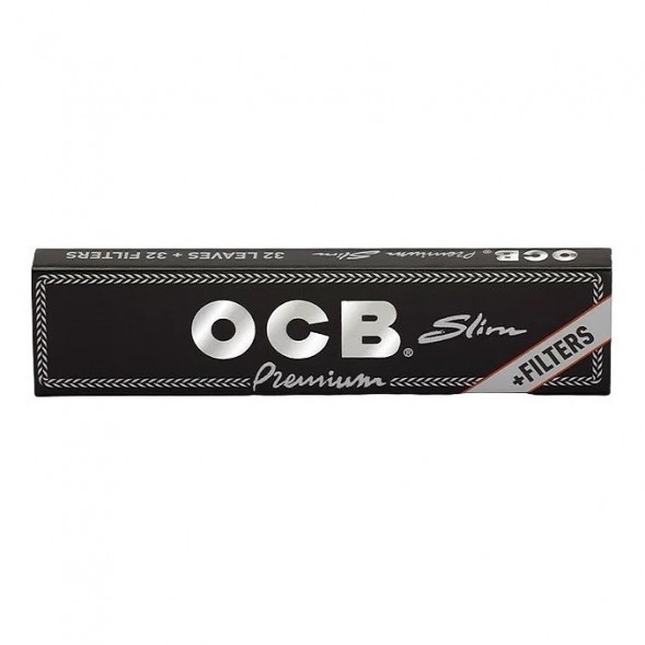 Бумага для самокруток OCB - SLIM Premium +FILTERS (32 штуки) купить в Перми