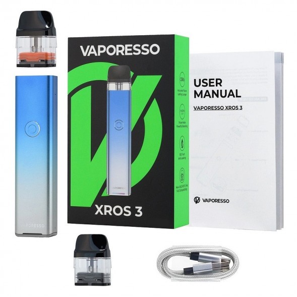 Электронная сигарета Vaporesso XROS 3 - Sky Blue купить в Перми