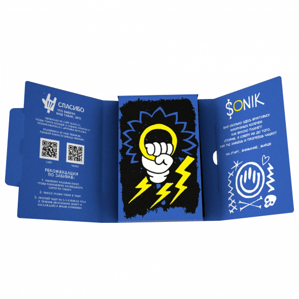 Табак Хулиган Hard - Sonik (Фруктовые Кукурузные Колечки, 25 грамм) купить в Перми