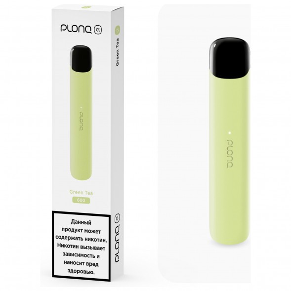 PLONQ ALPHA - Зелёный Чай (600 затяжек) купить в Перми